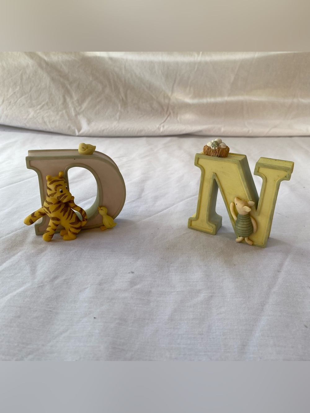 Vintage Disney Classic Winnie the Pooh Tigger Figurine Letter “D” Alphabet